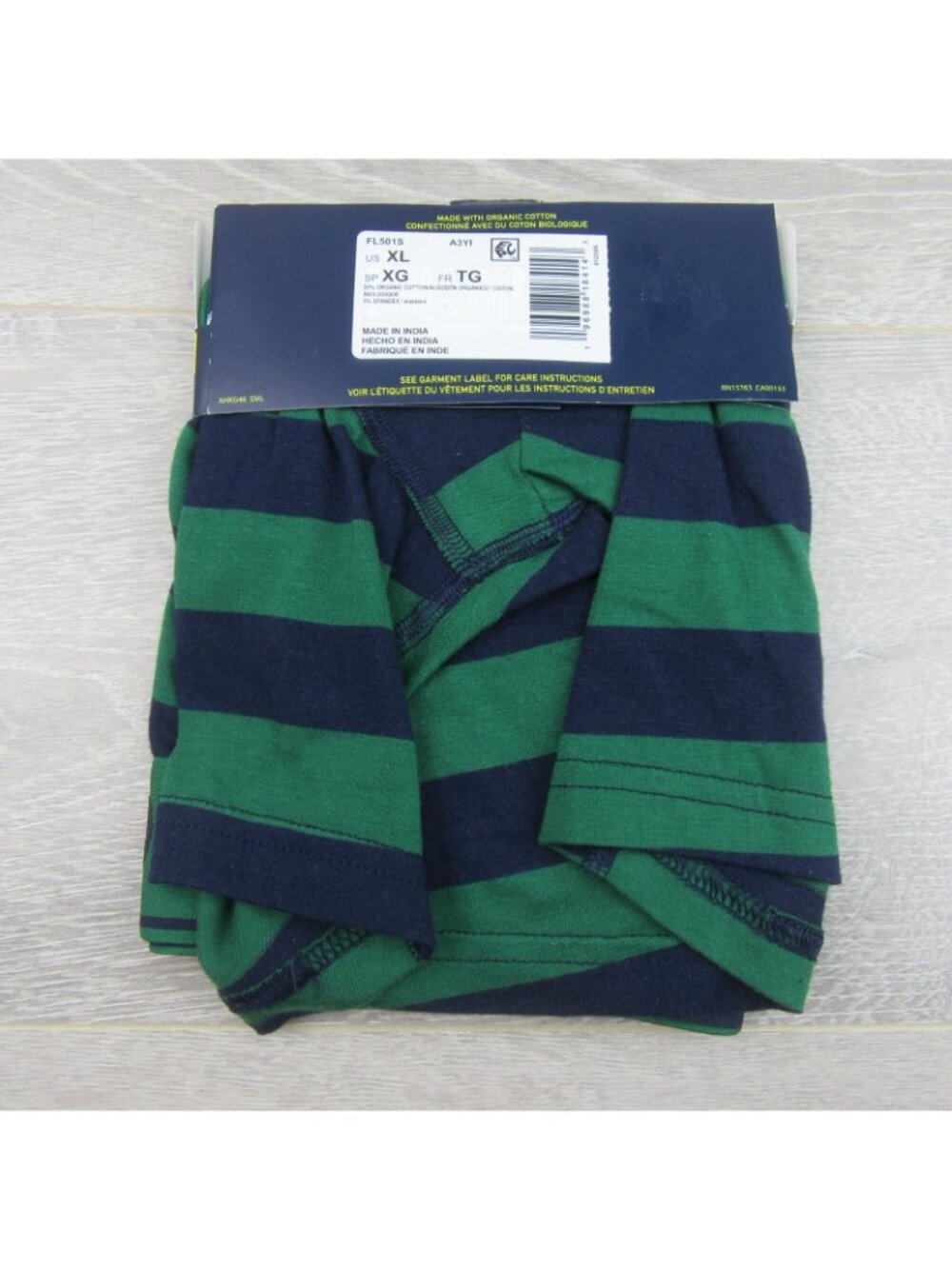 Polo Ralph Lauren Boxer Briefs Mens Size XL Green Navy Striped NEW FL501S - Picture 8 of 10